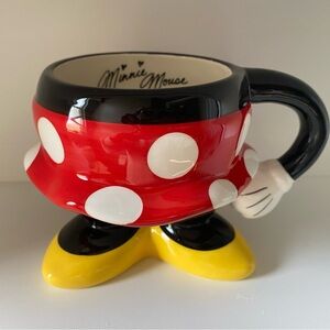 Disney Minnie Mouse Red and Yellow 3D Mug